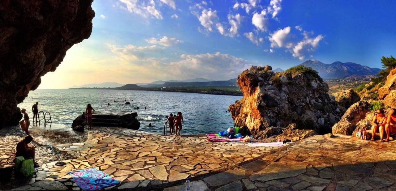 Selinitsa Stone Studio - Mani Seaview Retreat Agios Nikolaos  Buitenkant foto